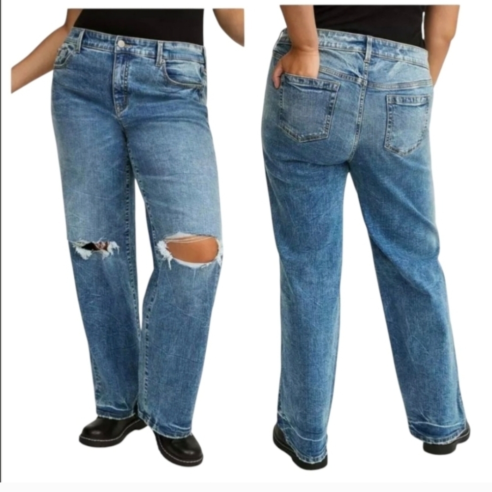 Torrid Perfect Wide Leg Vintage Stretch Jeans Sz 22